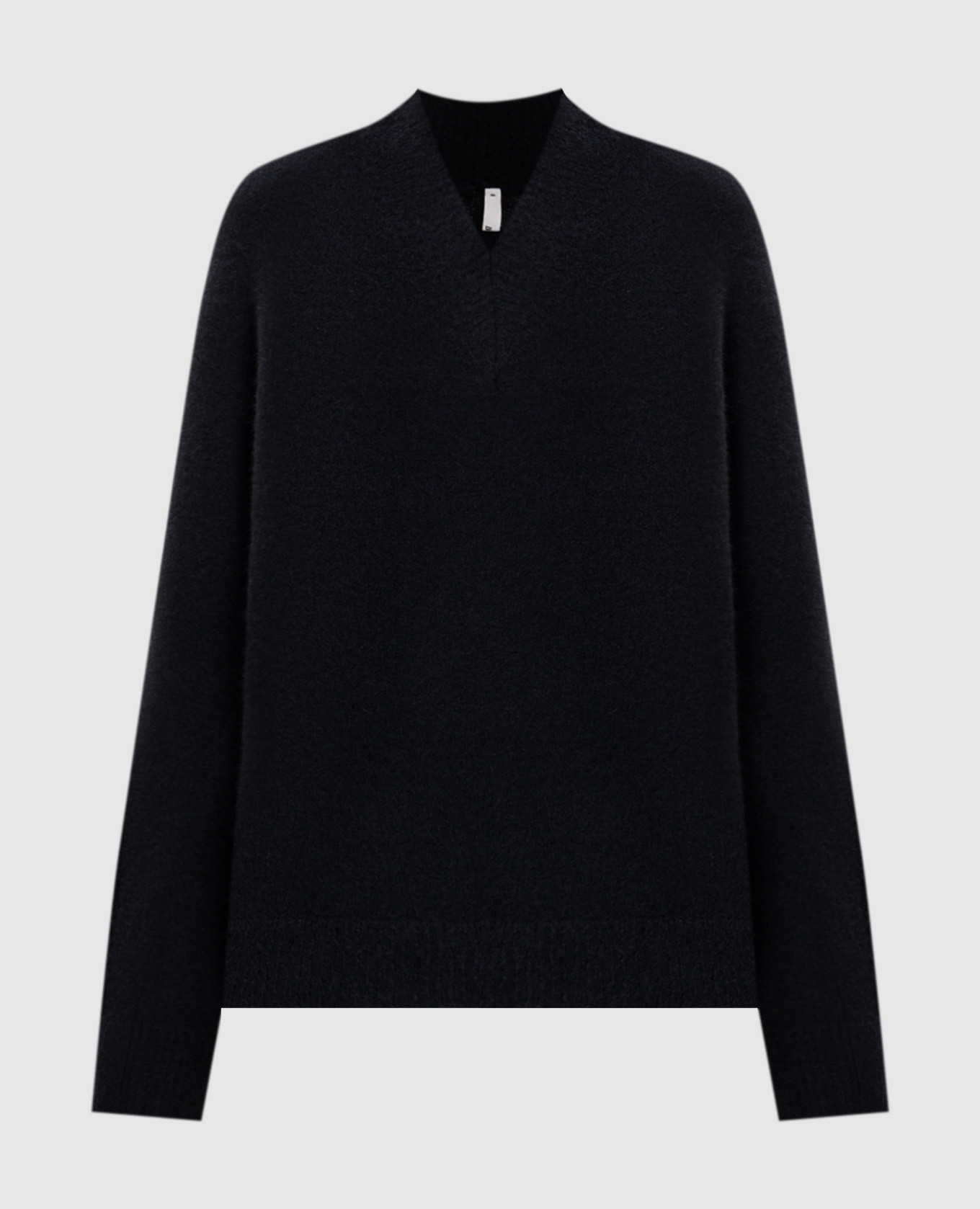 Navy blue sweater with wool