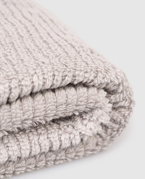 L'appartement Grey Slim Terry Towel SLIMRIBHANDTOWEL