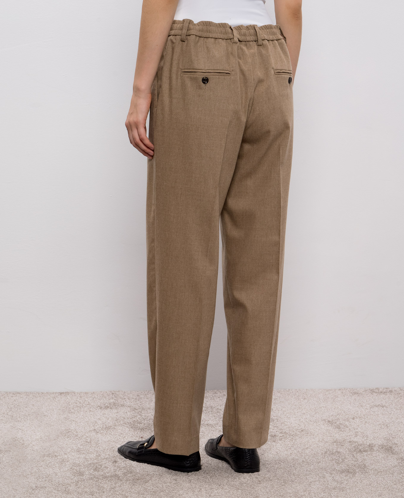 

Beige wool and cashmere pants ANTONIA MooRER
