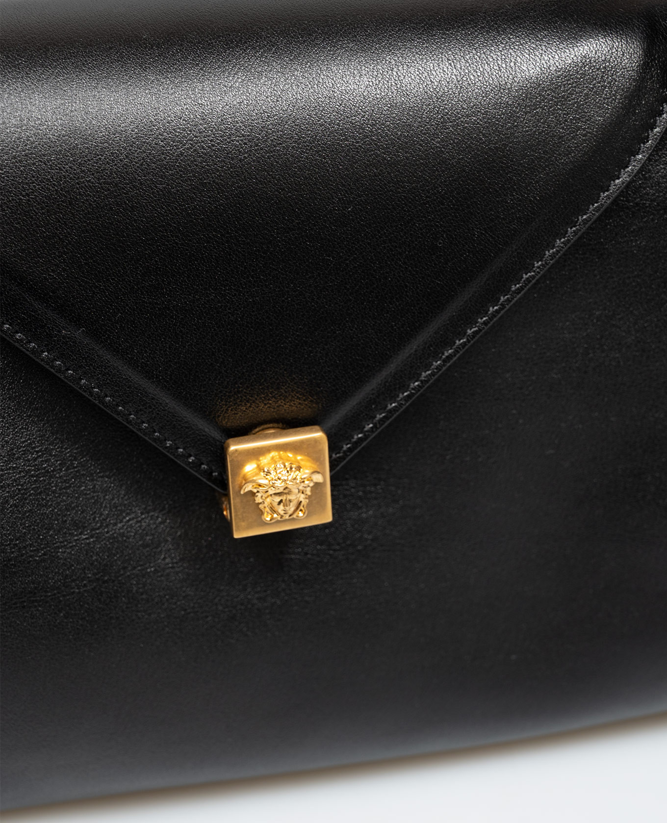 Black leather bag Severe Versace 4