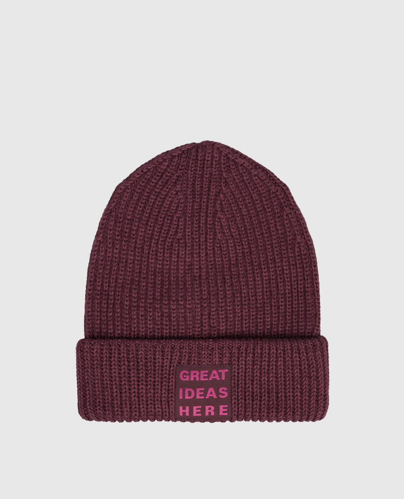 

GREAT IDEAS burgundy hat with wool Max & Co