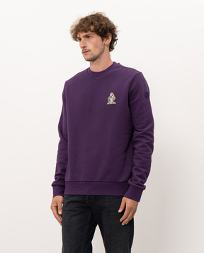 Moncler MonDuck purple sweatshirt L20918G00080899V4
