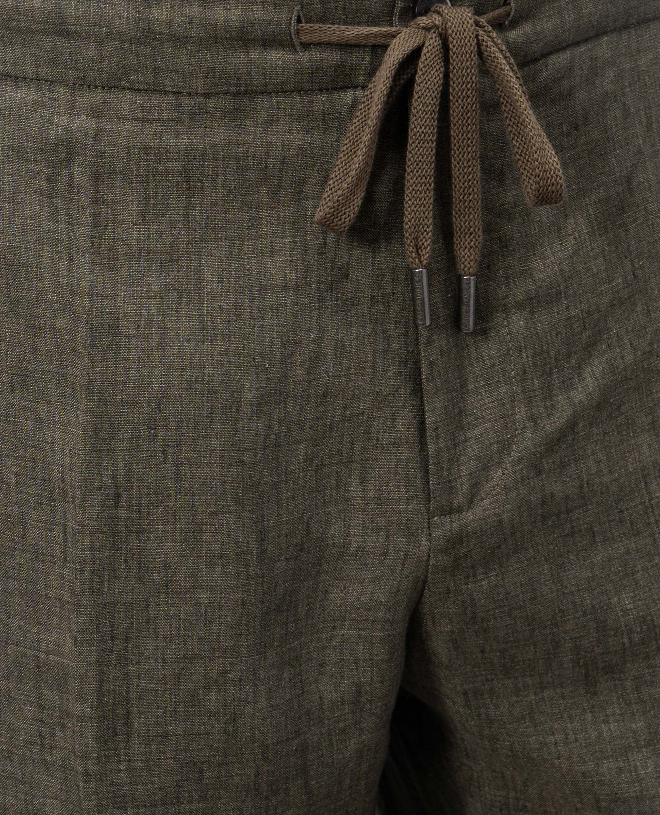 

Green linen pants CAPOBIANCO