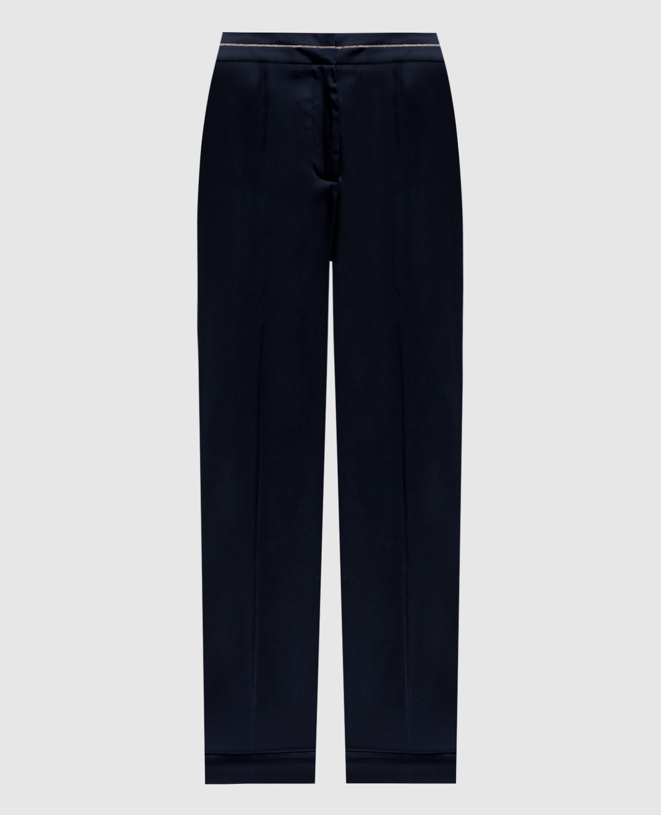 Blue pants with a monil chain Peserico