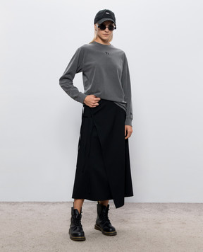 Y`S Yamamoto Gray longsleeve YVT31951