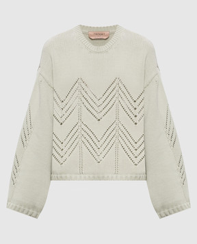 Twinset Green wool sweater 262TP3191