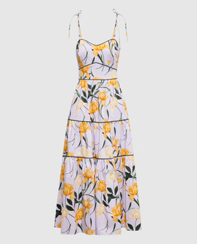 Christy Lynn Saphina purple floral print sundress CLD114BF80