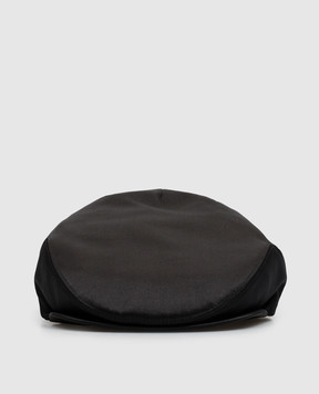 Dolce&Gabbana Black cap with silk FH473AFUM3R