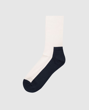 A Cold Wall White socks with logo patch ACWMSK045
