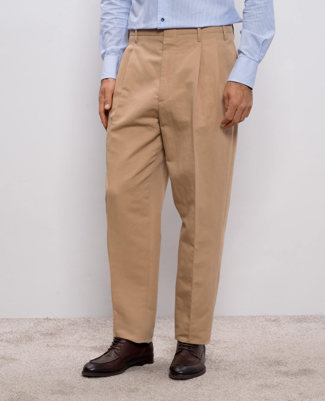 Beige linen pants Brunello Cucinelli 3