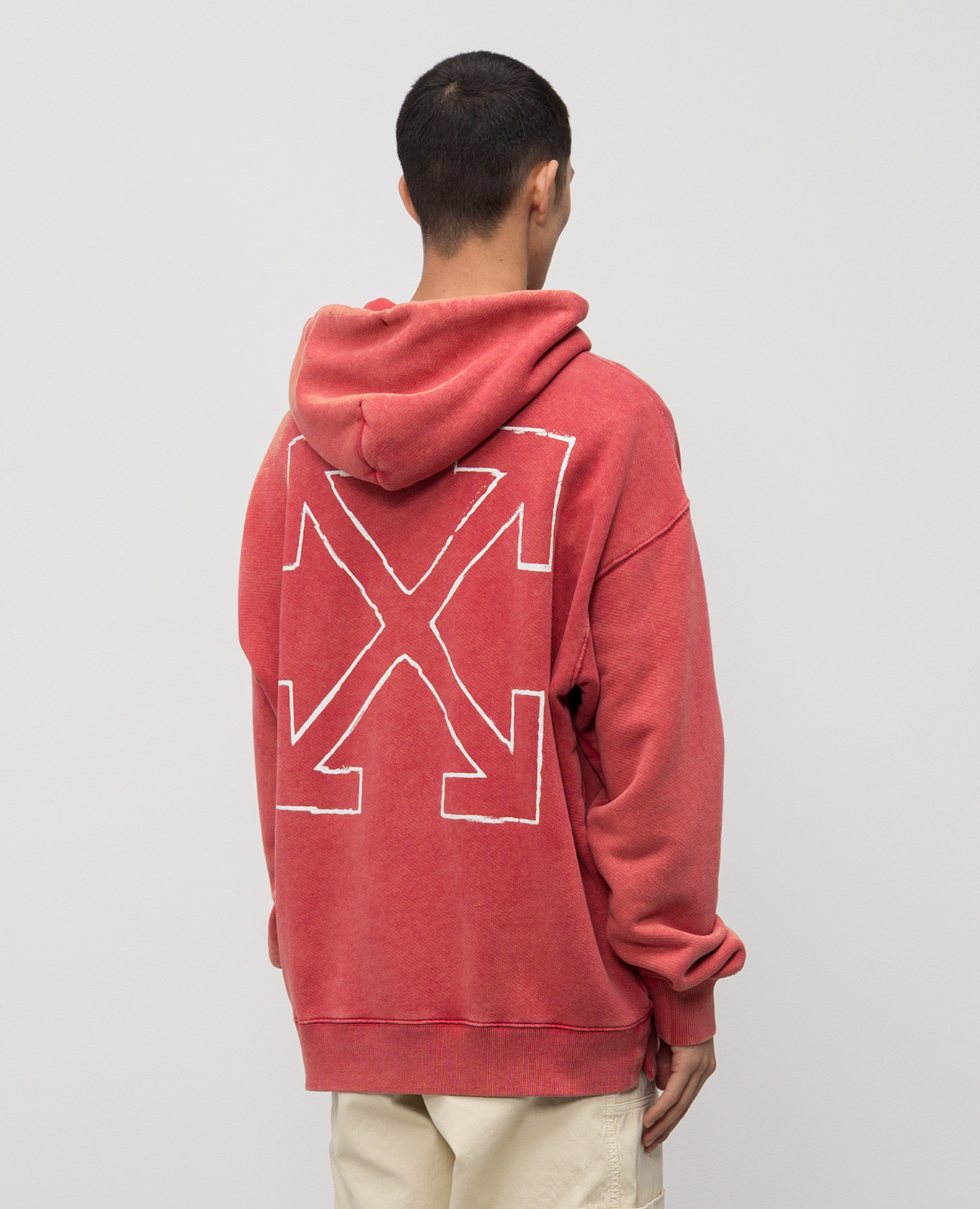 

Red hoodie News Off-White