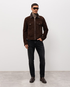 Dolce&Gabbana Grey jeans with DG patch GYJCCZG8OV9