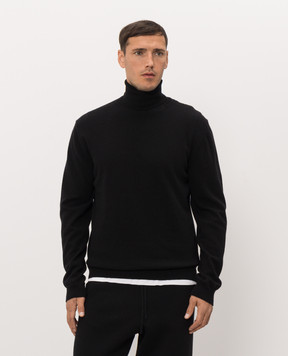 Woolrich Black wool golf CFWOKN2065MRUF5094
