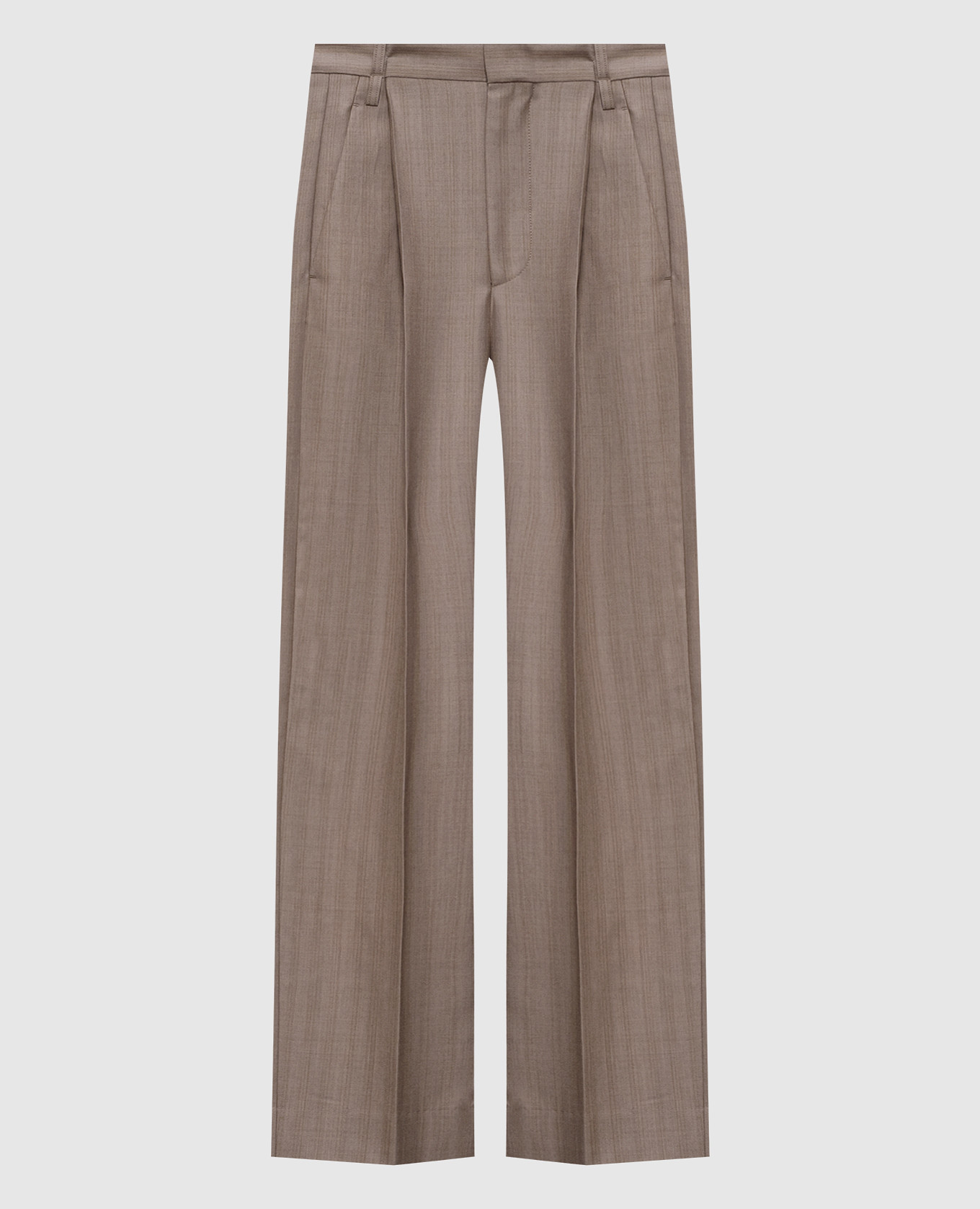 Brown wool pants