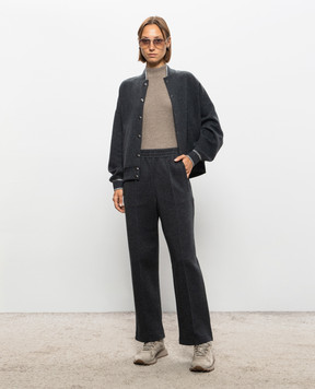 Brunello Cucinelli Gray sweatpants MD991B2Q99
