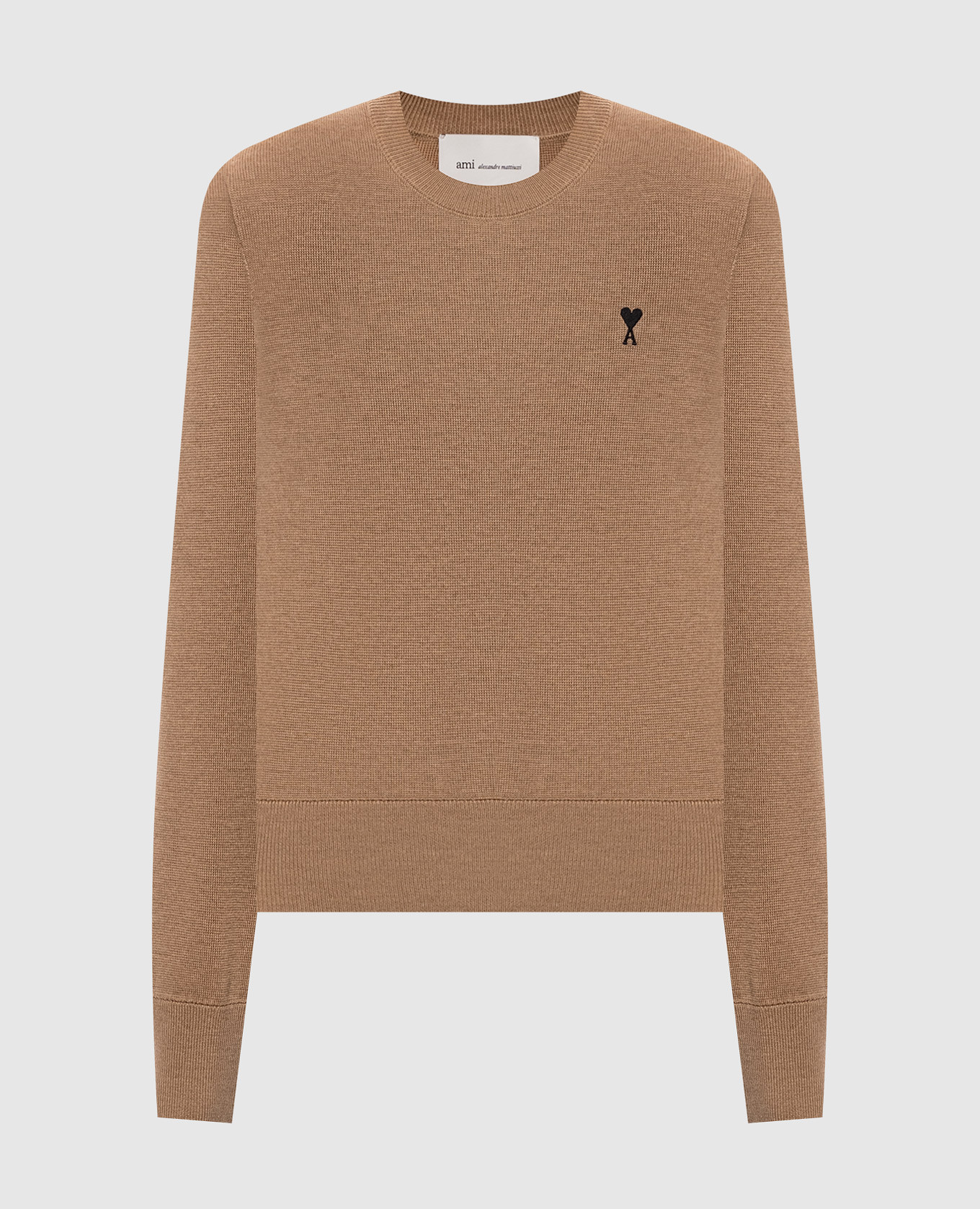 Brown merino wool jumper