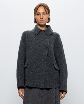 BOBOUTIC Gray cropped coat 5157
