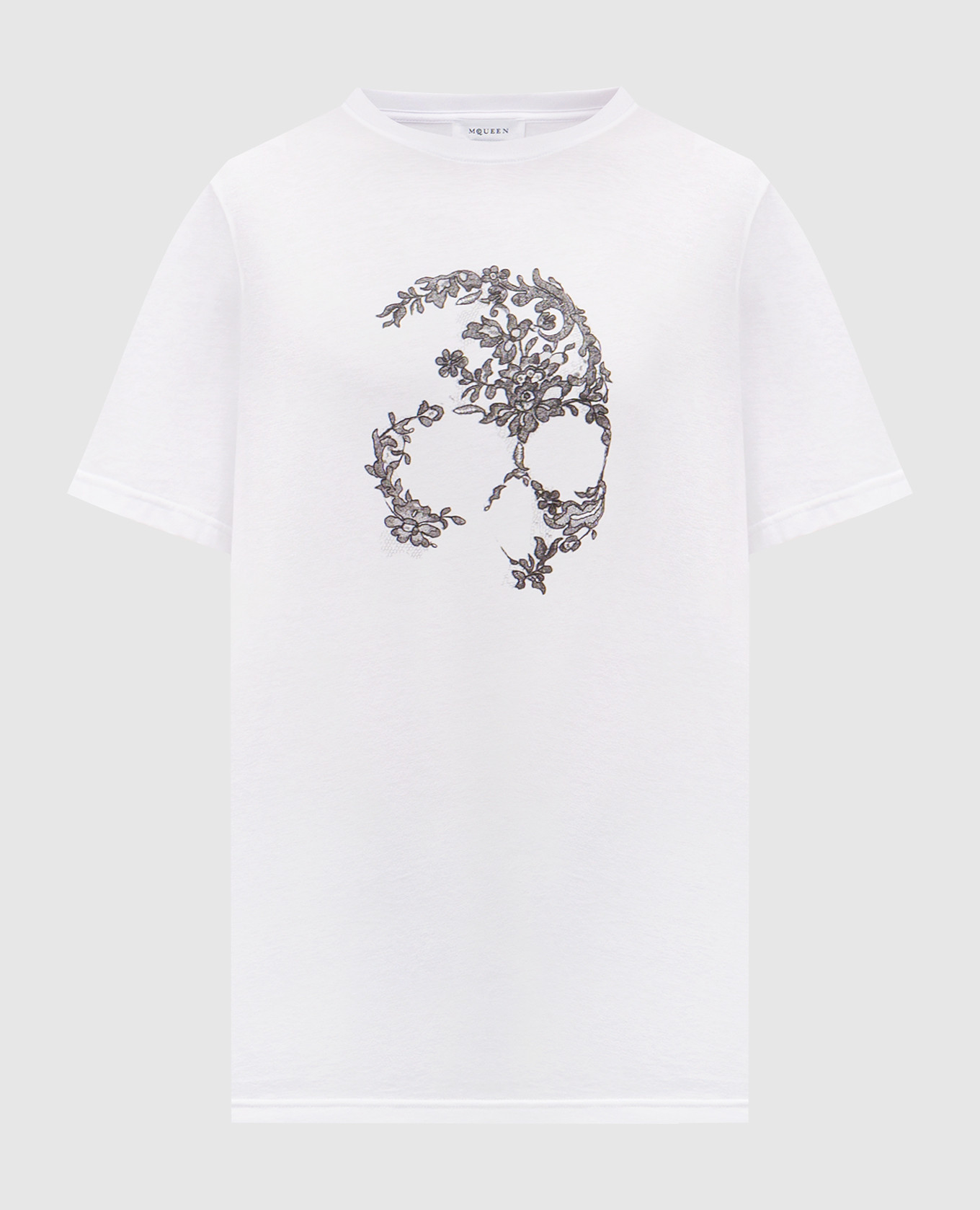 

White Skull print T-shirt Alexander McQueen