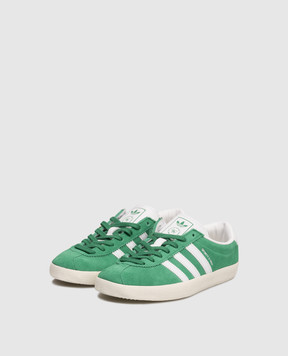 Sporty & Rich S&R Blanc green suede sneakers JP8560