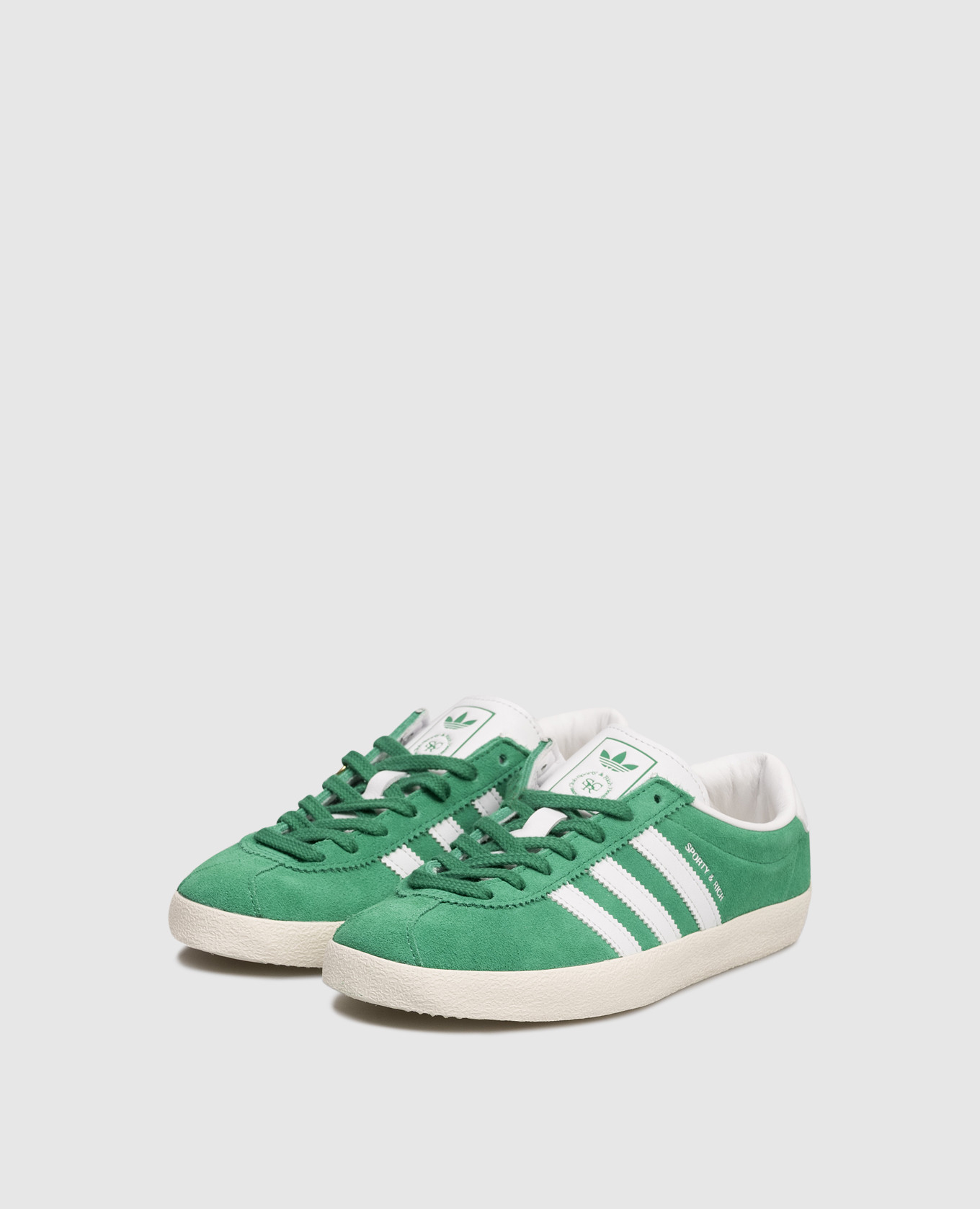 

S&R Blanc green suede sneakers Sporty & Rich