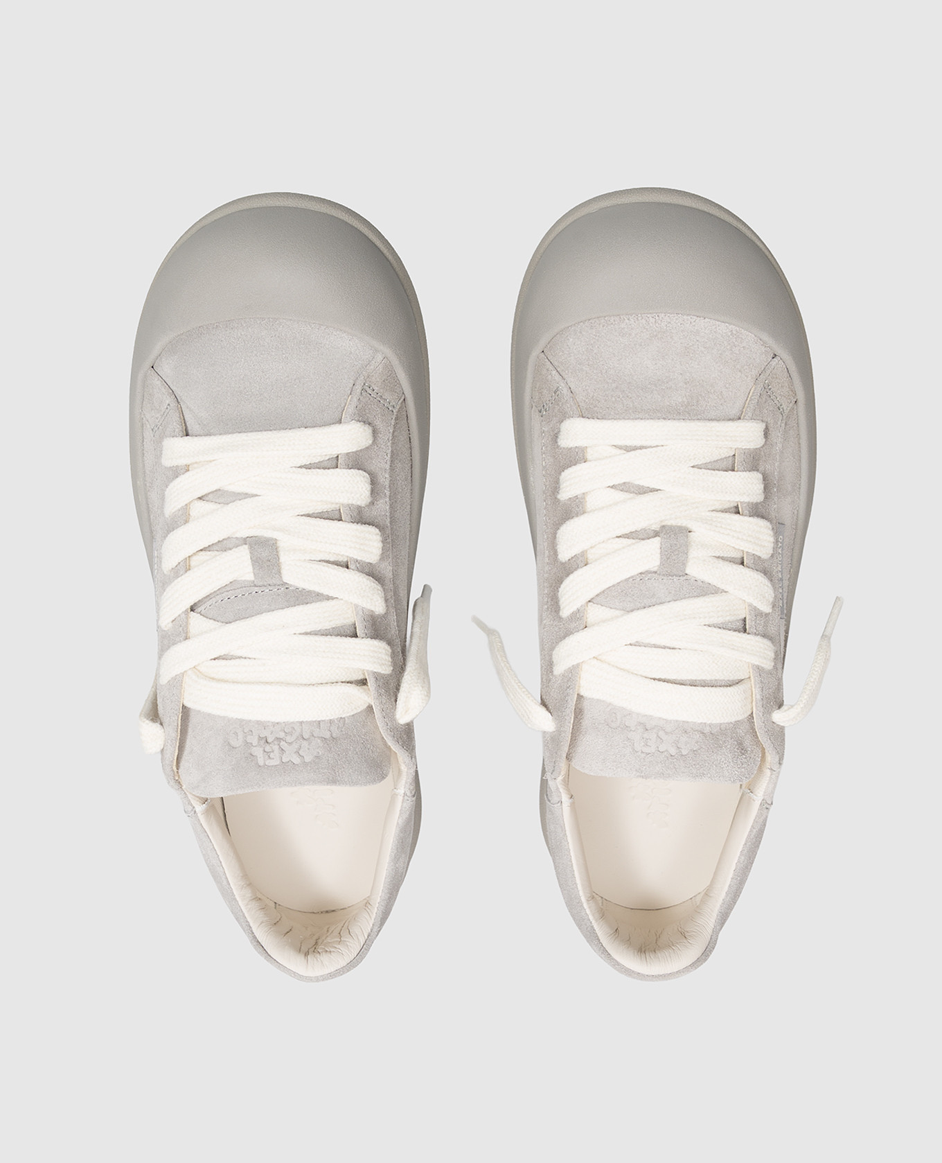 Gray suede Squish sneakers Axel Arigato 4