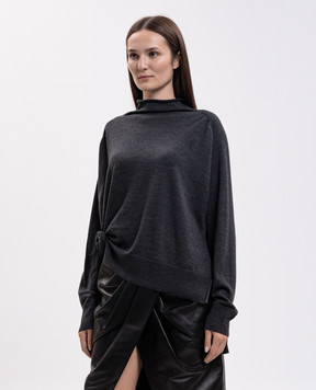 Magda Butrym Gray wool jumper KNITWEAR37LONGSL301926