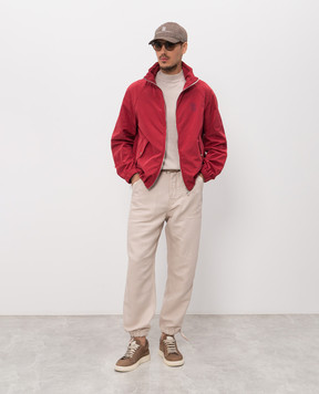 Brunello Cucinelli Beige linen pants MH255S2470