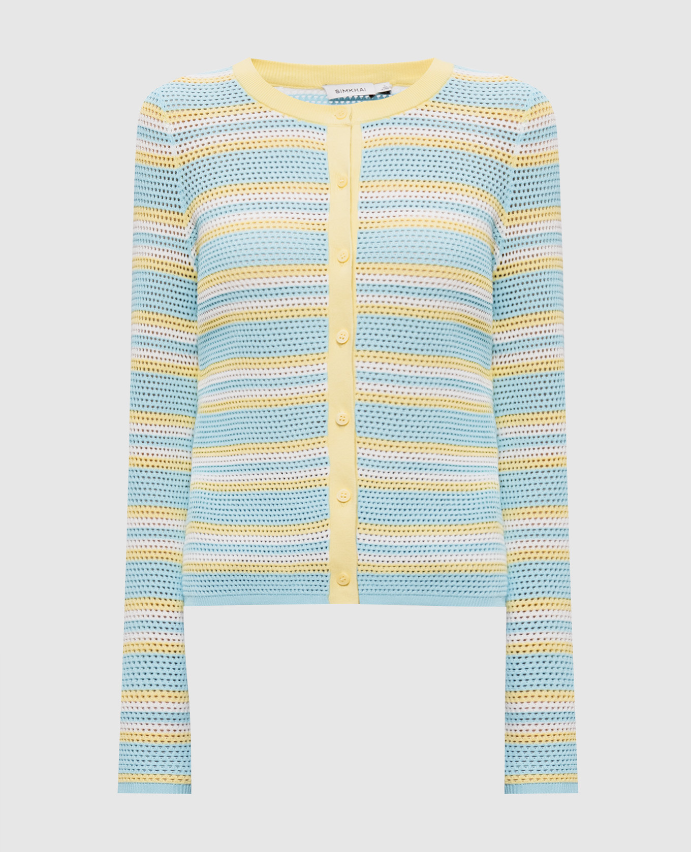Cardigan rayé