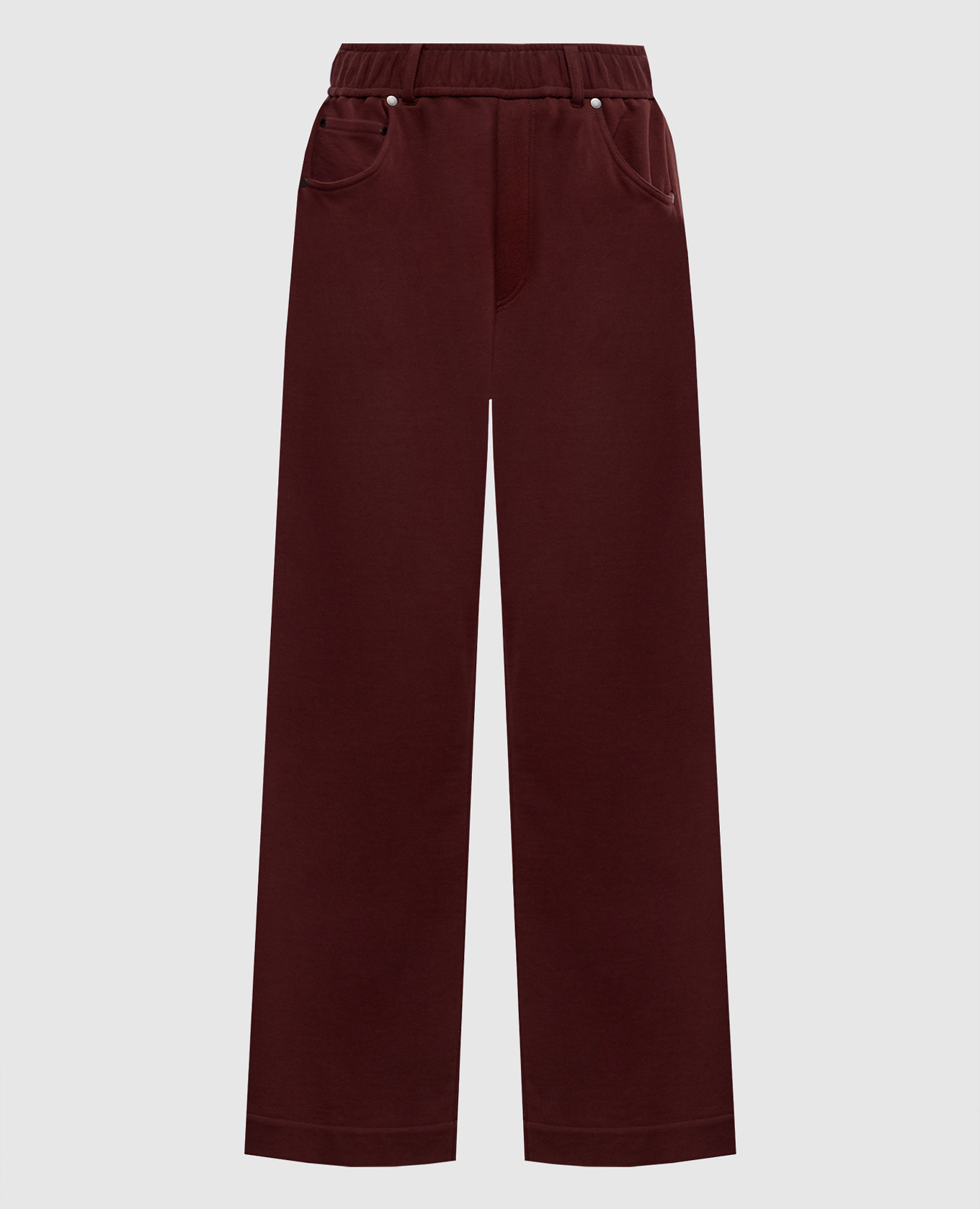 Burgundy sweatpants