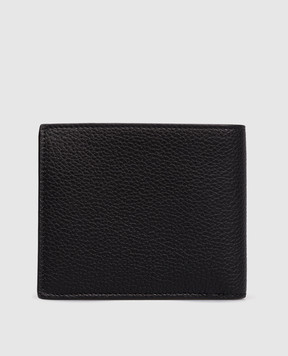 Tom Ford Black leather wallet with contrast logo print Y0278LCL158S