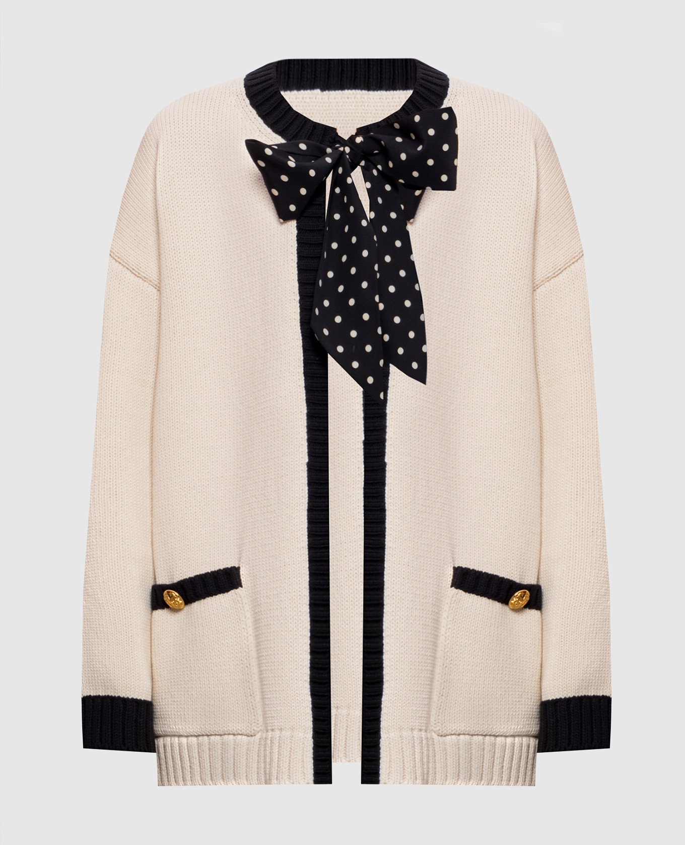 

Beige cardigan Valentino