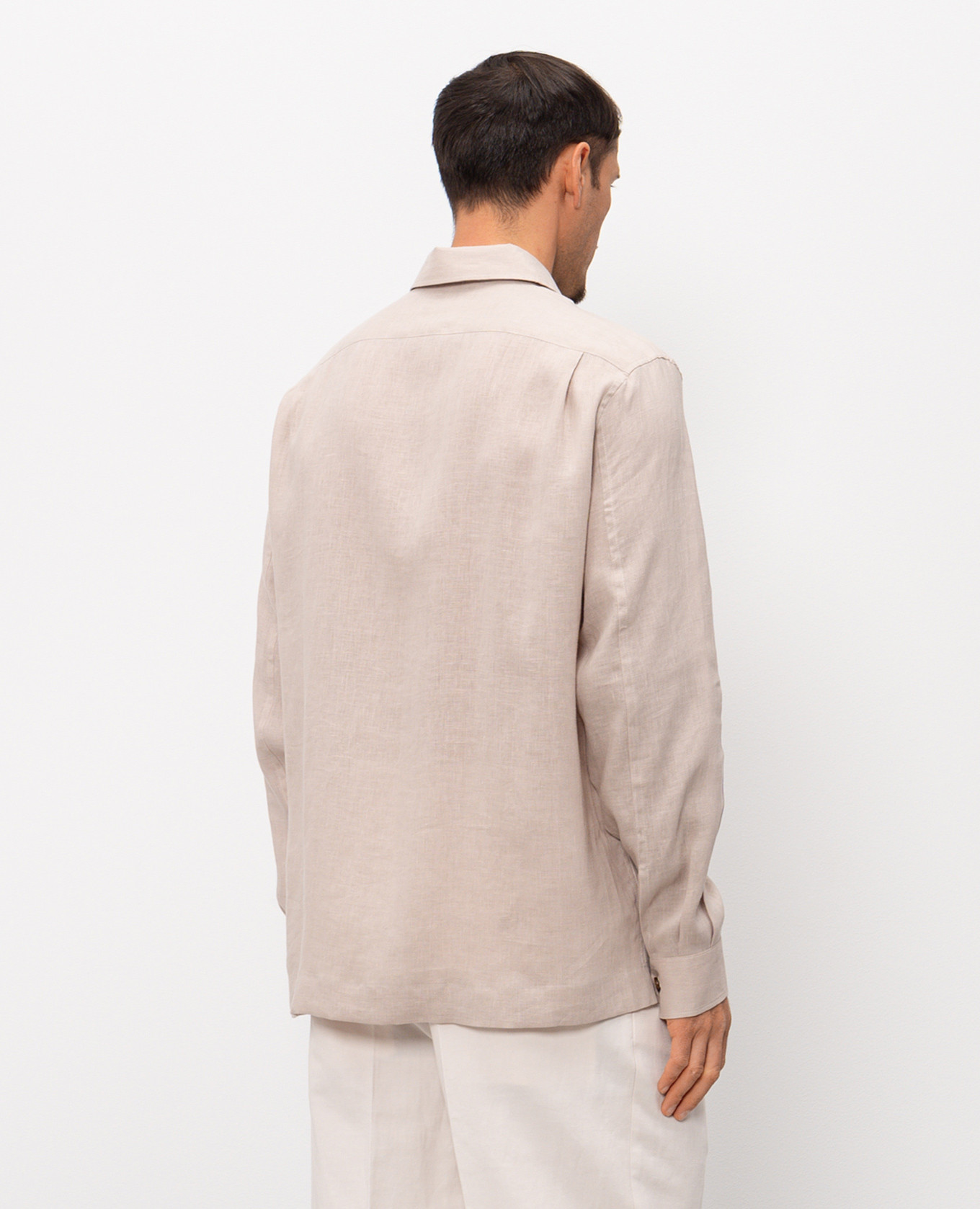 

Beige linen shirt Brunello Cucinelli