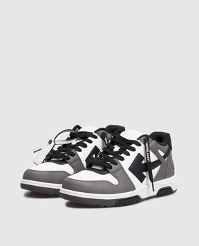 Off-White Out Of Office leather sneakers with logo print M189C9L013
