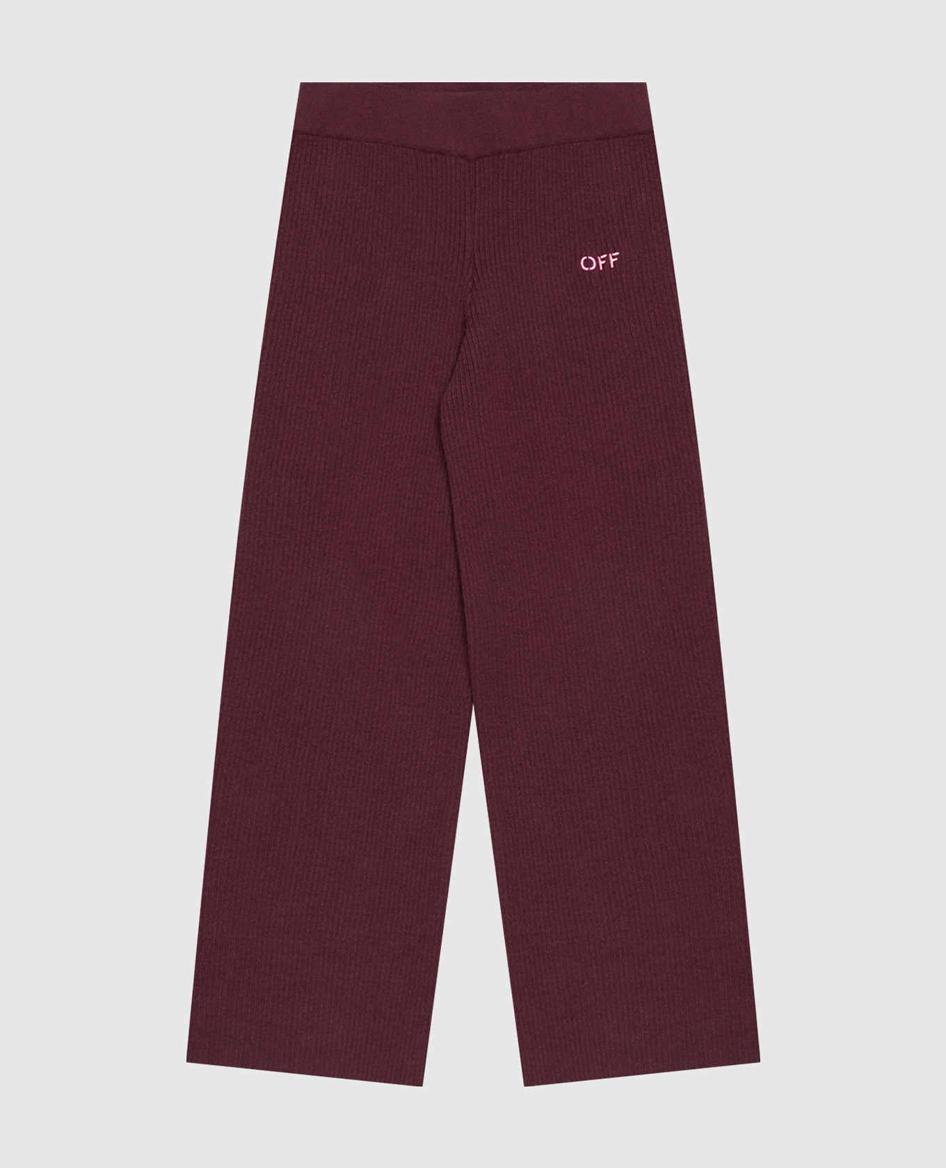 Children's burgundy wool pants