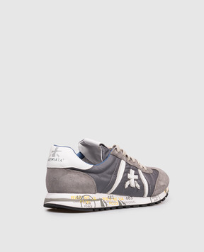 Premiata Gray combination sneakers Lucy LUCY7526
