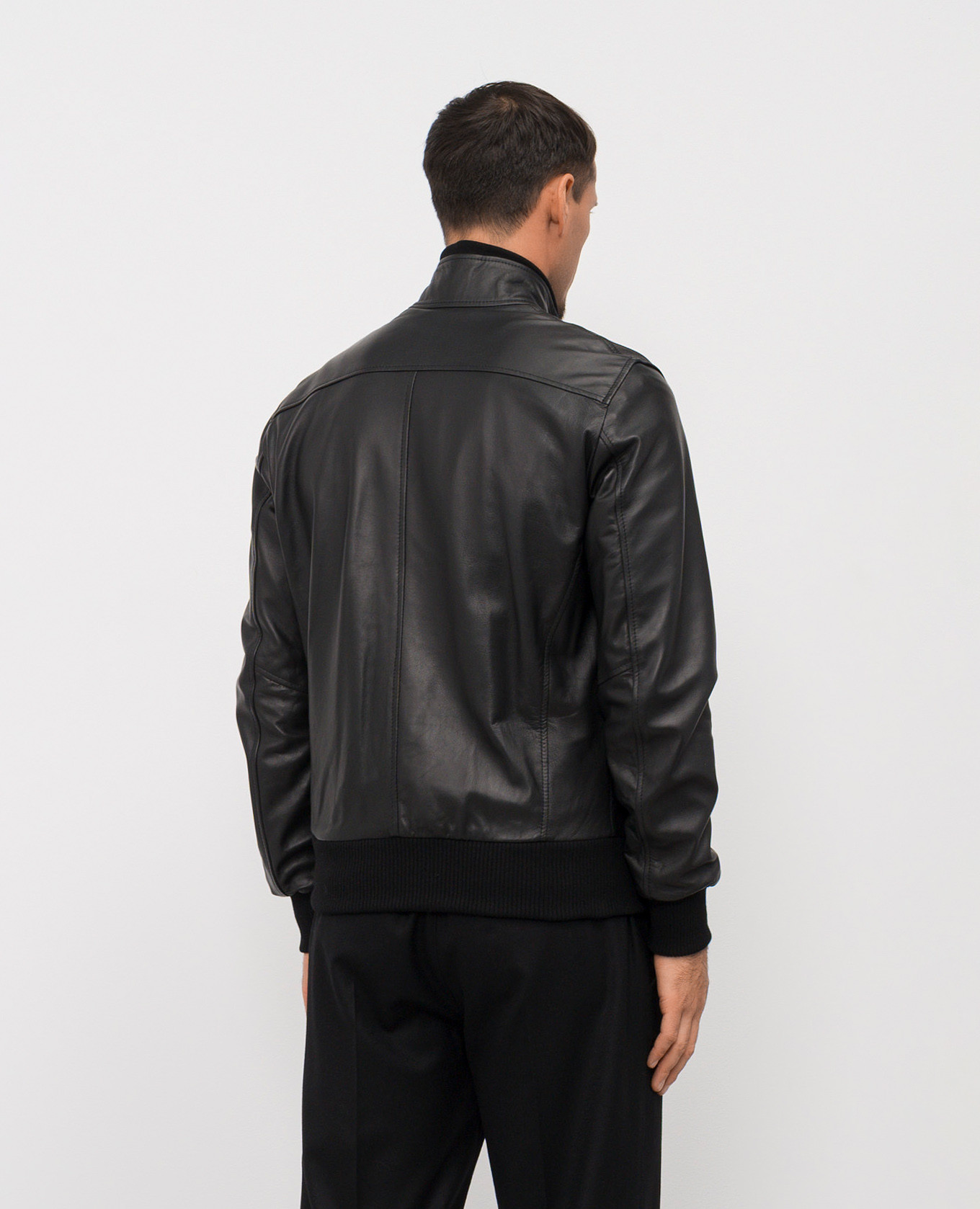 

Black leather jacket Cashmere&Whiskey