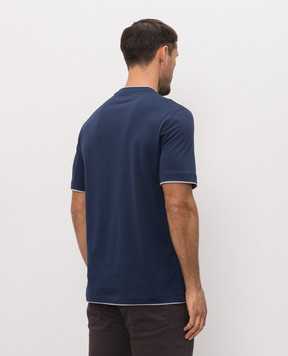 Brunello Cucinelli Blue T-shirt M0B137427