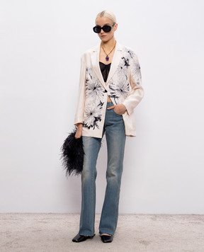 Momoni Blue flared jeans FUEGO MOPA008MO17D