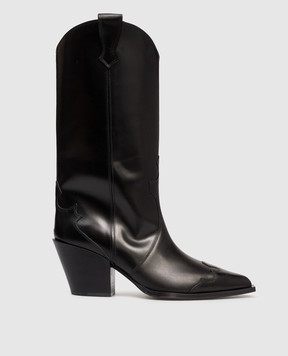 Aeyde Black leather cossacks Ariel ABTBUP75CH222800001