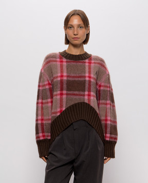 The Attico Checked wool sweater 261WCK00136KMX004JQ