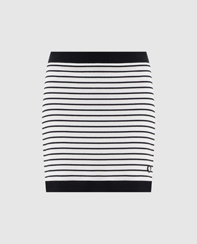 Simkhai White striped mini skirt 1263926ST