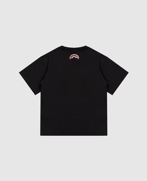 Sprayground Makes the World Go Round Kids Black T-Shirt SPY1436BLK