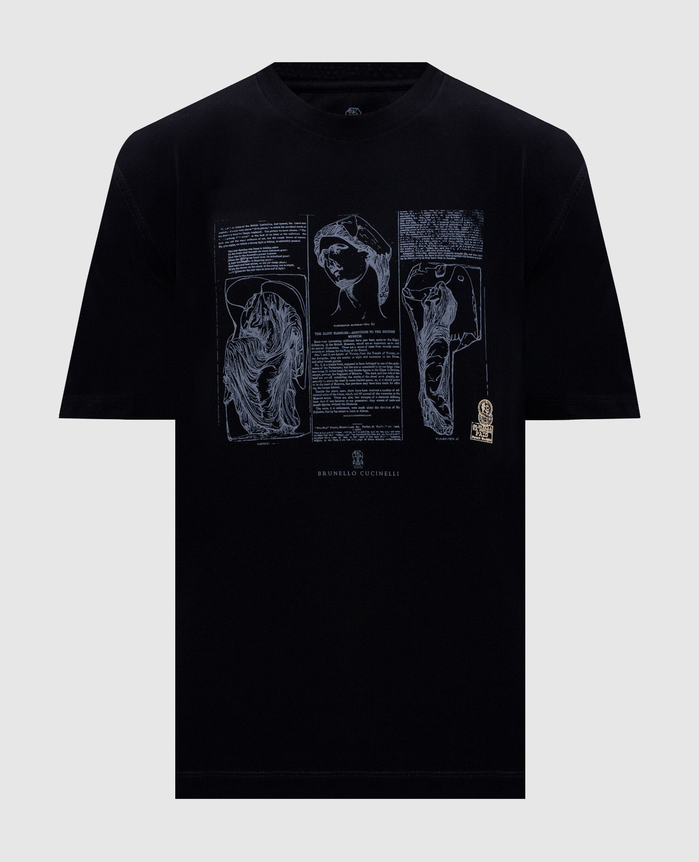 Black T-shirt with print
