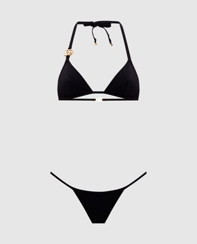 Dolce&Gabbana Black swimsuit with DG logo O8B76JONO12