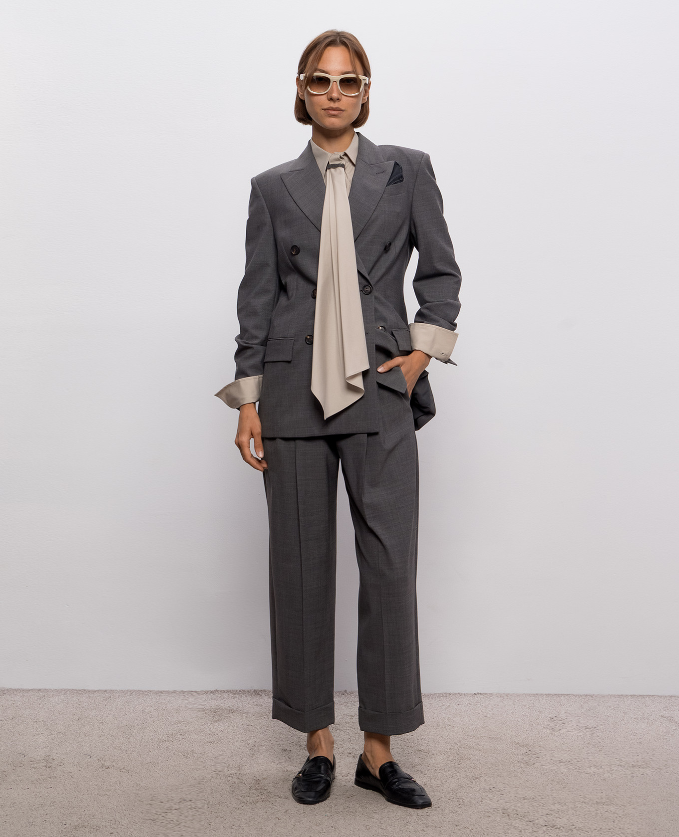 

Gray pants with wool Brunello Cucinelli, Grey