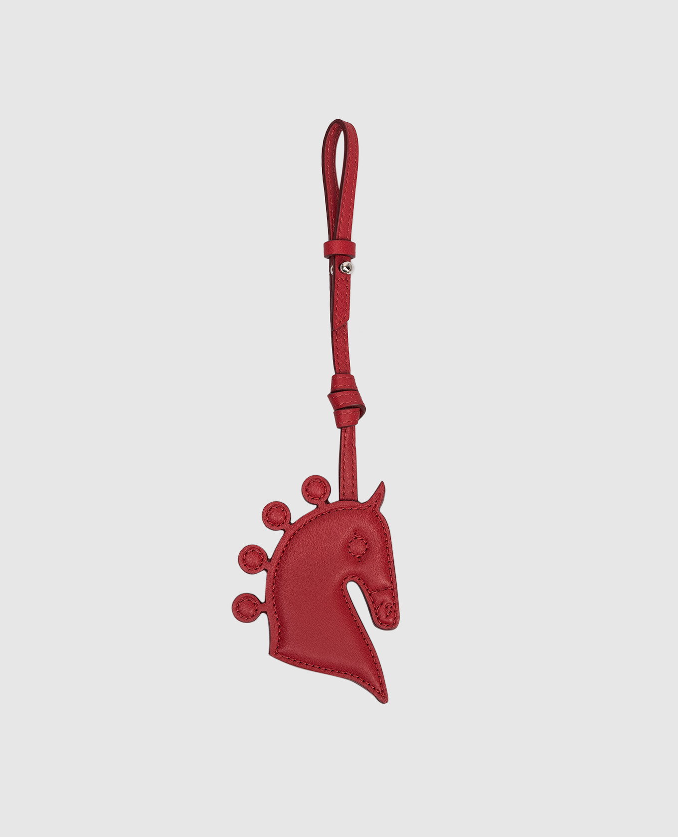 

Red leather key chain MXALACCA in the shape of a horse Max Mara