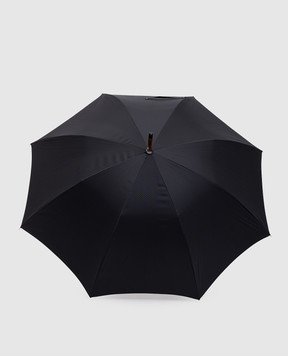 Pasotti Blue maple umbrella cane with pattern OMITUO142526823