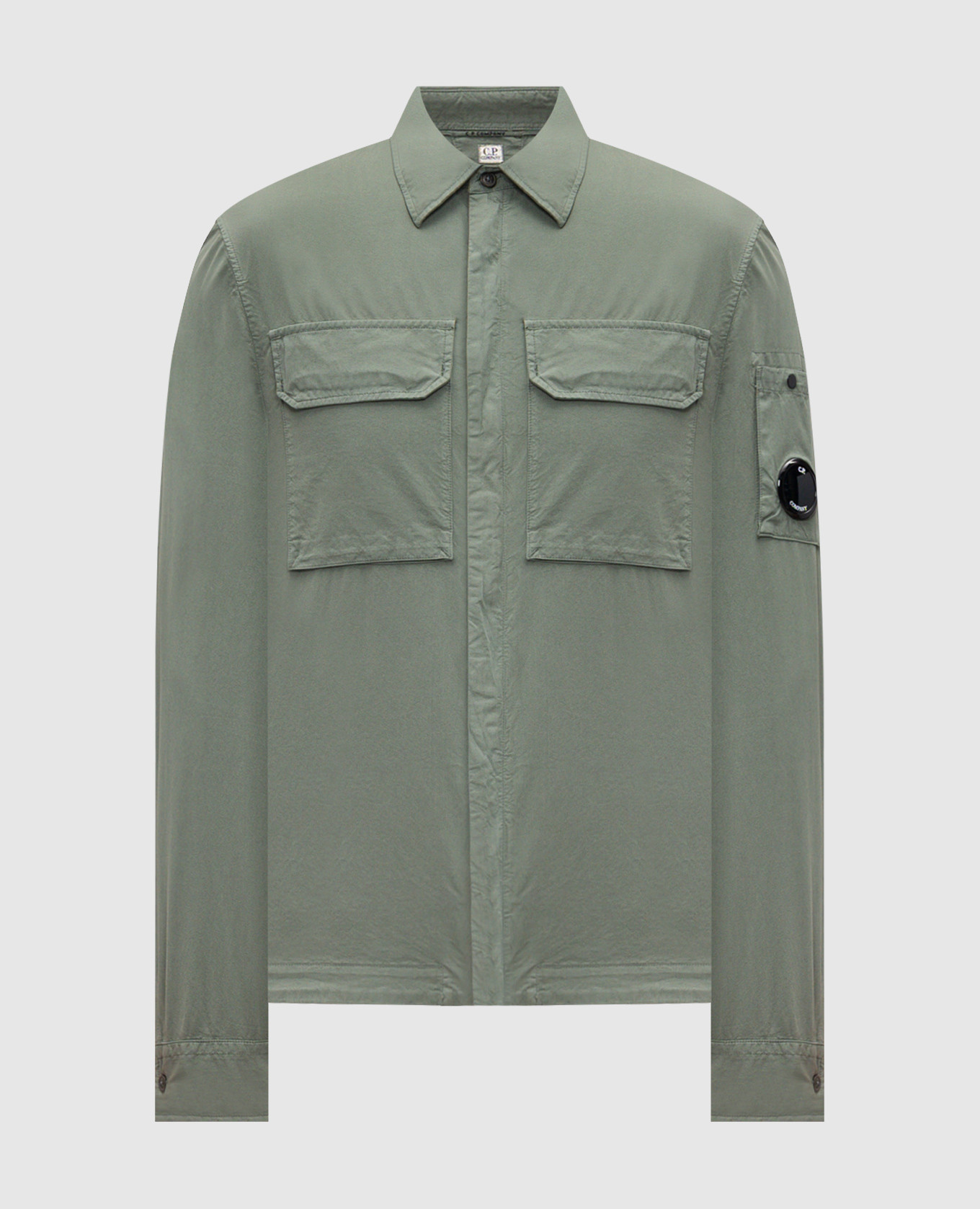 

Green shirt with logo patch C.P. Company