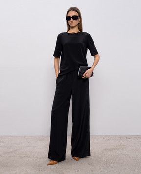 JOSEPH Rubin black silk top JF009649