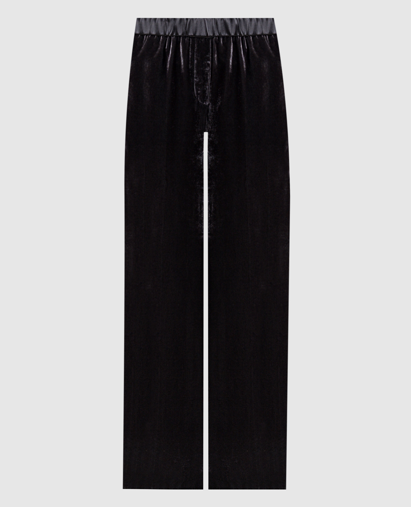 Gray velour pants